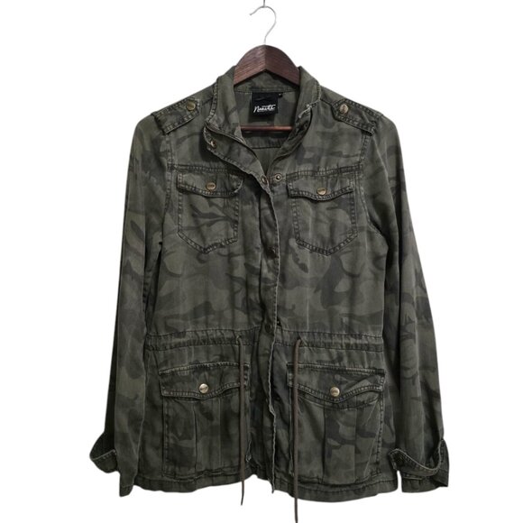 Nanette Lepore Camouflage Utility Jacket Sz XS - Picture 1 of 11